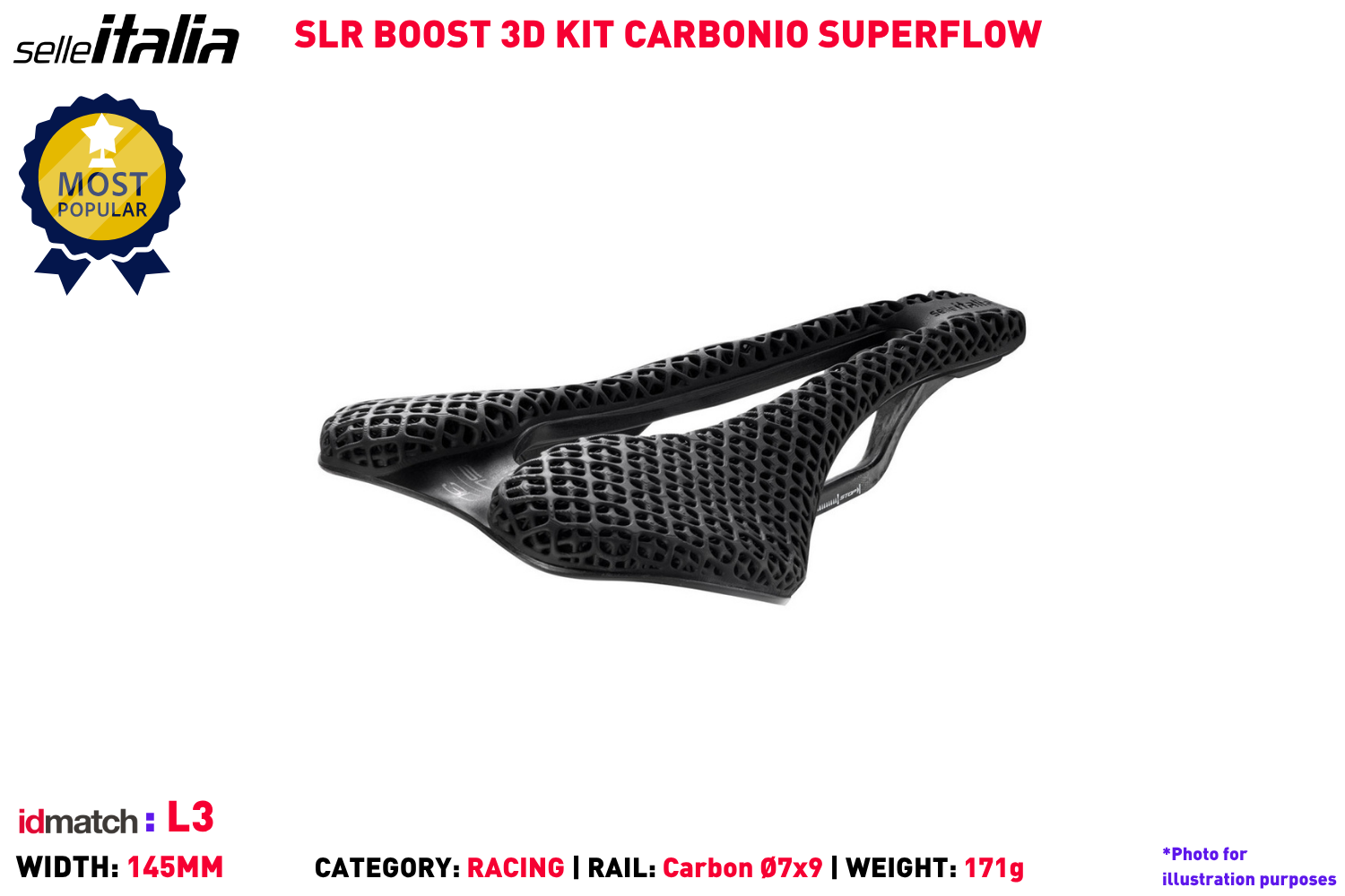 SLR Boost 3D Kit Carbonio Superflow - S3 | Hup Leong Company | The